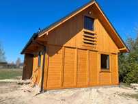 Dom drewniany w stanie pod klucz 8x6m lub inny wymiar domu