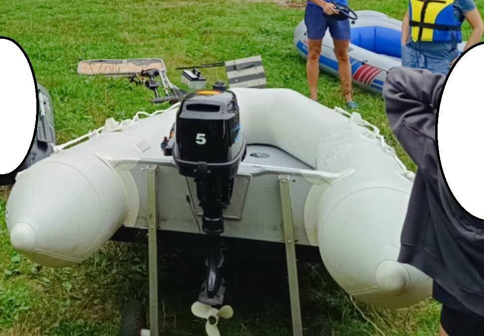 Sprzedam Ponton 7 os. PRO MARINE  - USZKODZONY