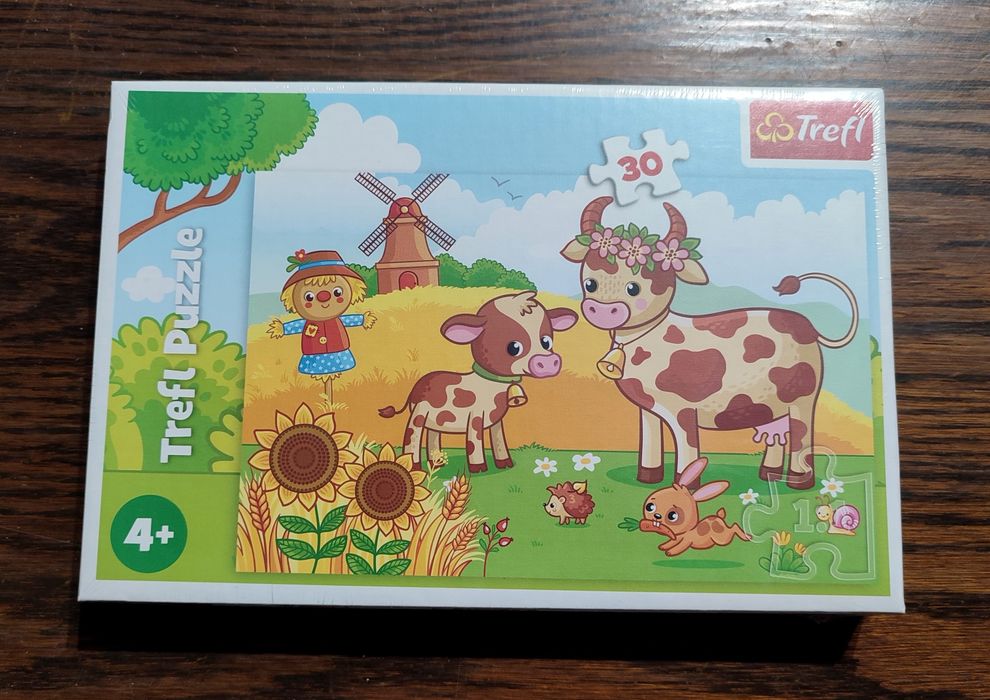 Puzzle Trefl 30 elementów Farma Krowy 18331