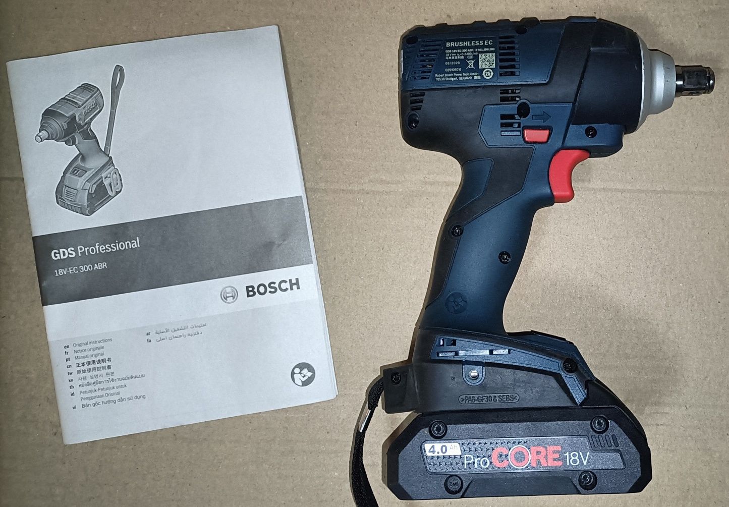 BOSCH GDS 18V-300 klucz udarowy 1/2"