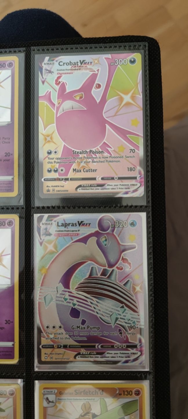 Oryginalne karty Pokemon Shining Fates (Shiny) Lapras, mincino