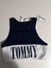 Top bikini Tommy Jeans High Neck rozmiar S