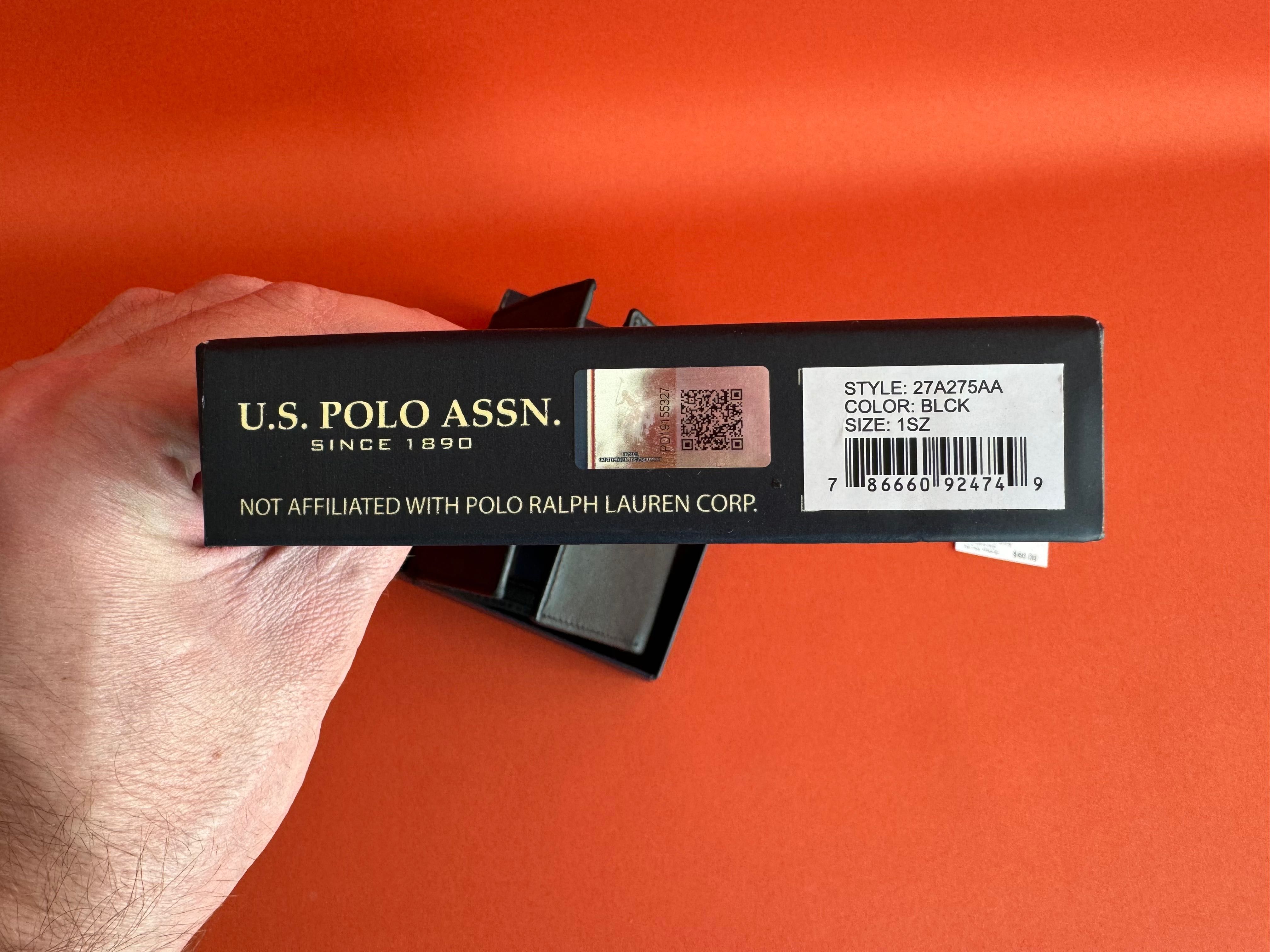Us. Polo Assn. Оригинал мужской кошелёк гаманець подарочный набор NEW