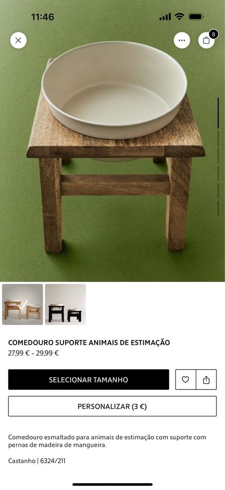 Tigelas para animais