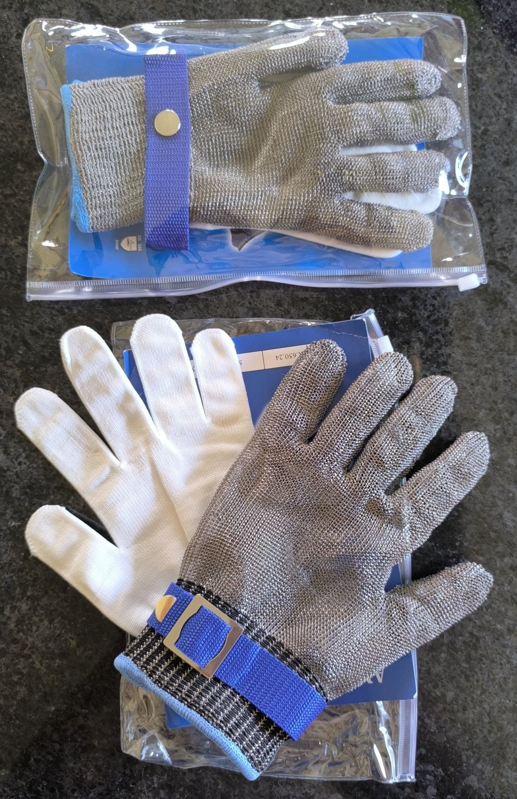 Luva talhante aço inox ou para outras proteções