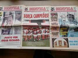 Lote  10 Jornal BENFICA  Campeonato 1990/1991 (Campeão) Preço do lote