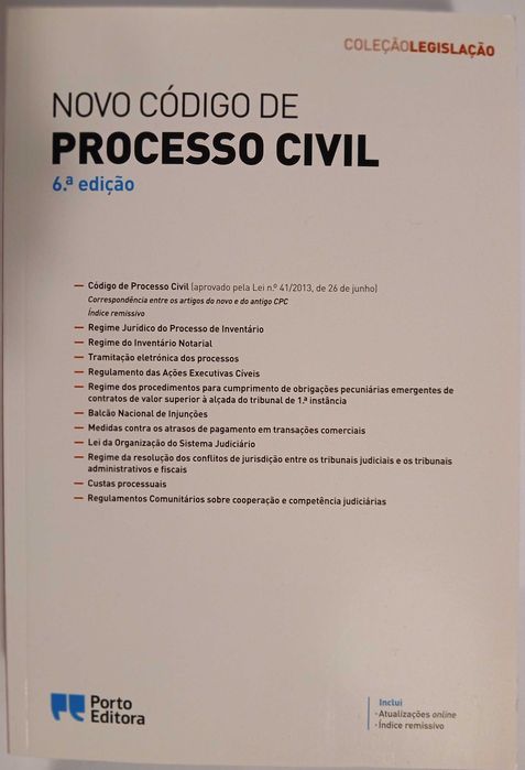 Novo Código de Processo Civil - Coleção Legislação