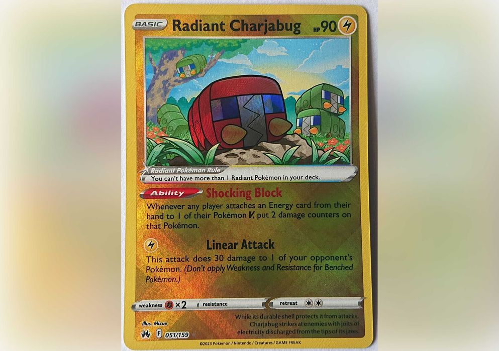 karta POKEMON - RADIANT Charjabug - 051/159