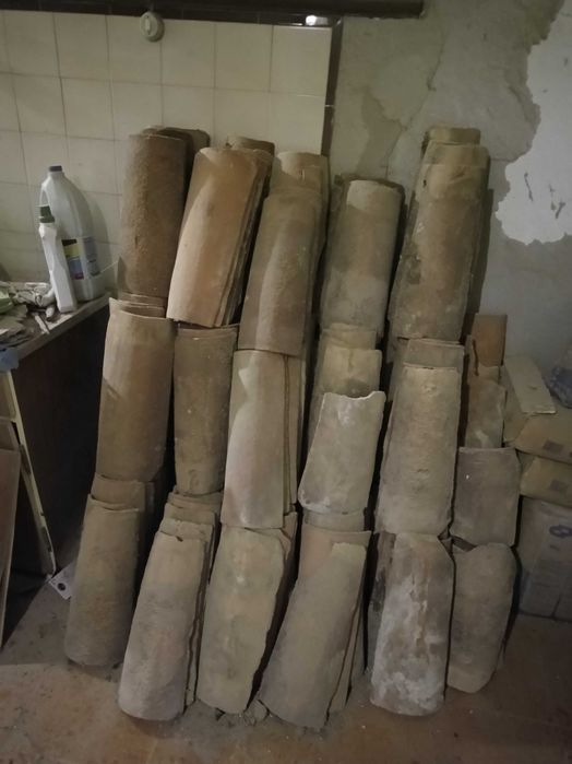 140 Telhas canudo antigas tradicionais