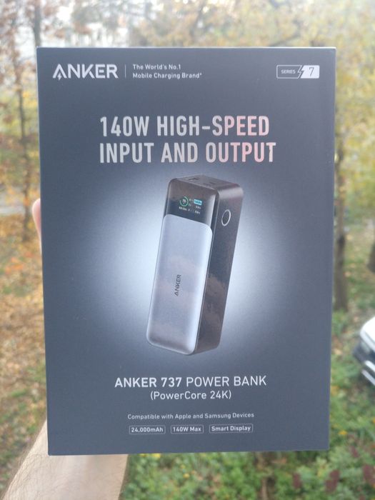 Anker 737 Power Bank (PowerCore 24K) 140W Потужний павербанк