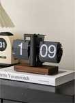 Годинник Retro Flow Black перекидний годинник Flip Clock
