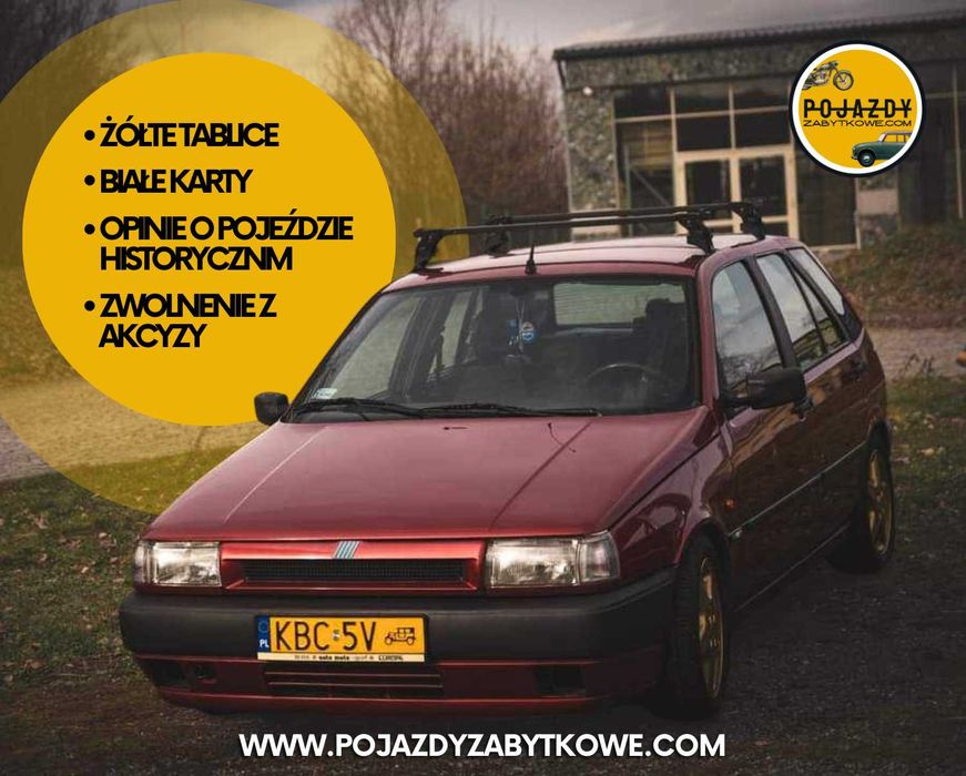 Żółte tablice - Rzeczoznawca pojazd zabytkowy SCT historyczny