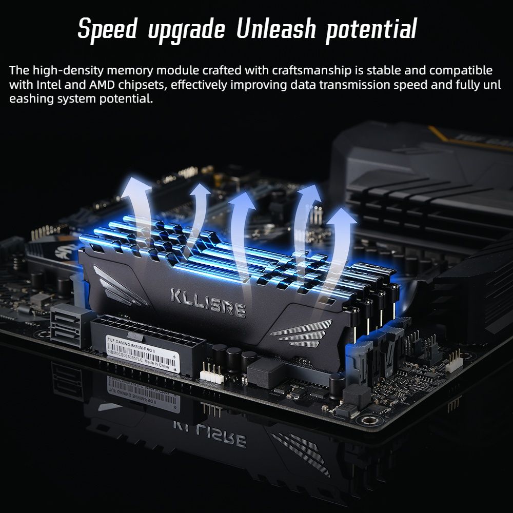 ‼️Нова‼️Оперативна пам'ять (ОЗУ) Kllisre DDR4 16Gb 3200 Mhz