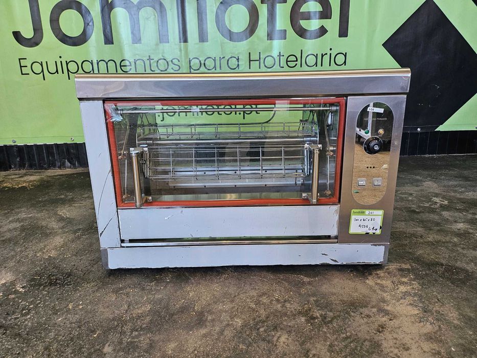 Assador de frangos a gás