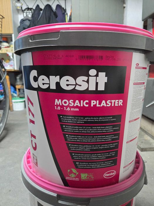 Ceresit CT 177 Mosaic Plaster 1.0–1.6 mm 2 wiadra