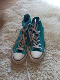 trampki Converse zielone 38 wysokie