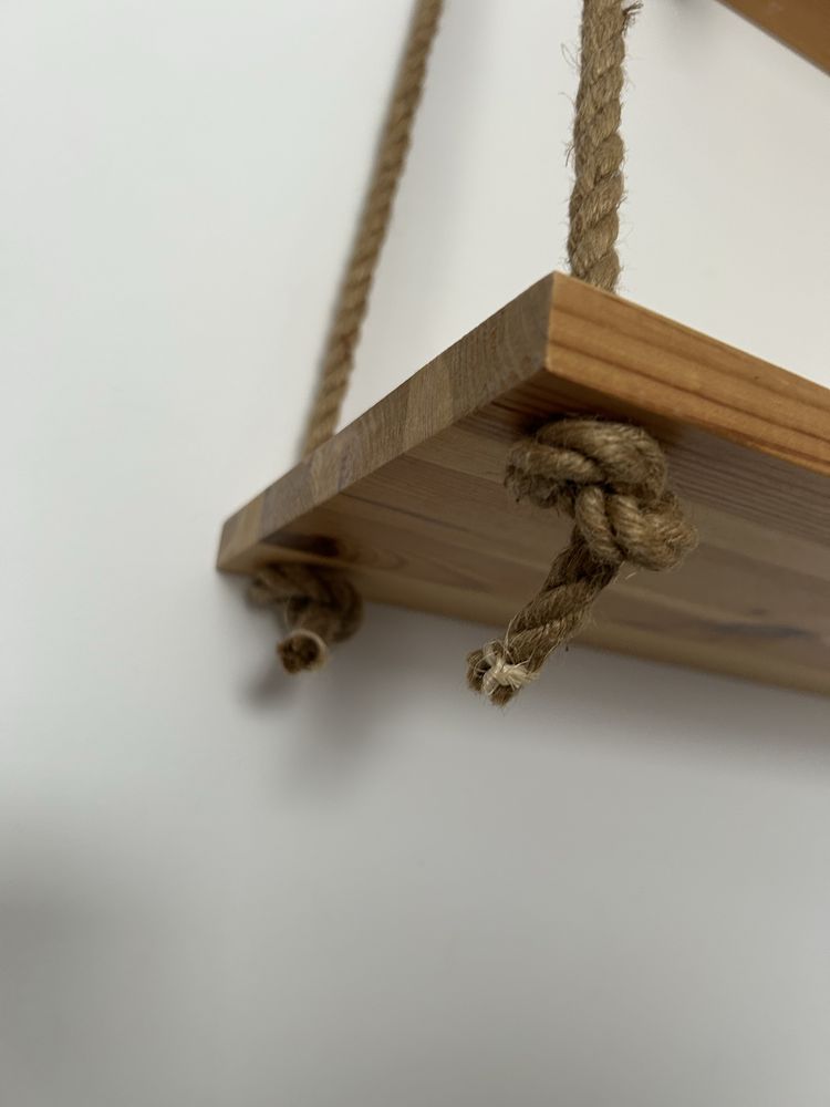 Półka wisząca boho handmade