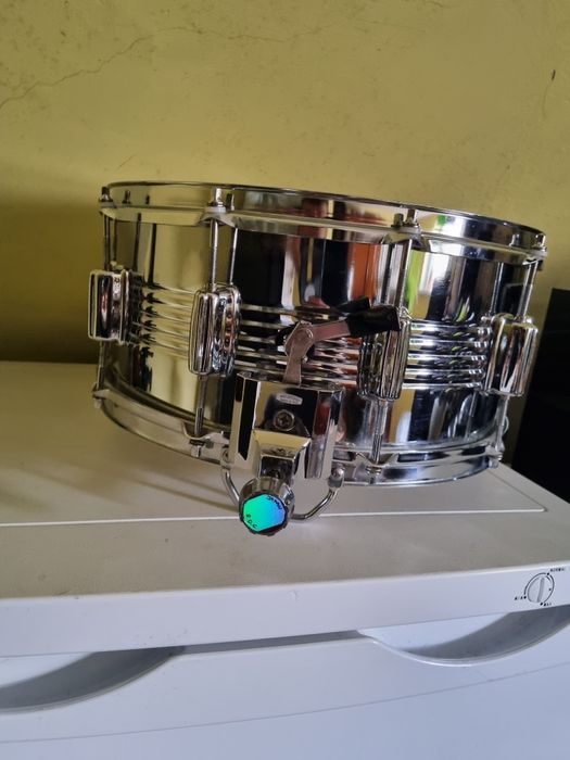 Werbel stalowy 14"x6.5" Pearl Super champion  Steel shell Vintage 1970