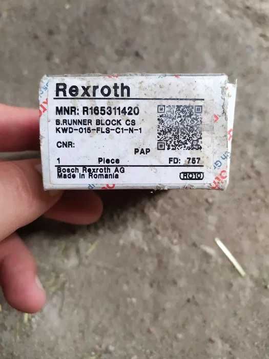 Łożysko wózek liniowy REXROTH R_1_6_5_3_1_1_4_2_0 prowadnice liniowe
