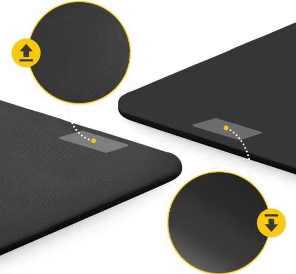 Mata do ćwiczeń 180×60 NBR 4FIZJO Jogi Pilates Aerobiku Cardio 1cm