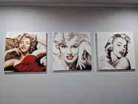 Obraz tryptyk Legendarna Marilyn Monroe