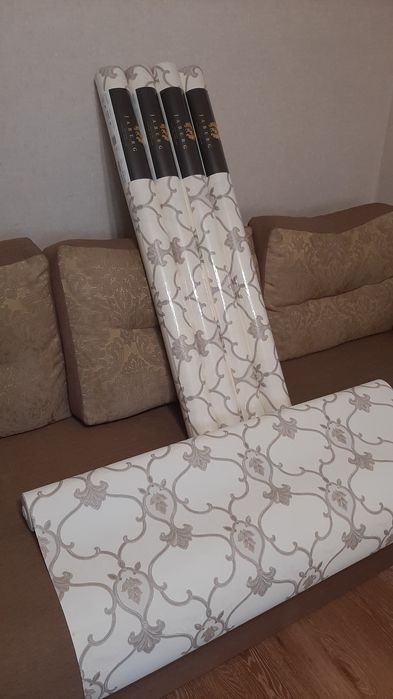 Метровые ОБОИ Германия. КОМПЛЕКТ 2вида. Винил на флизе.Дорогая коллекц