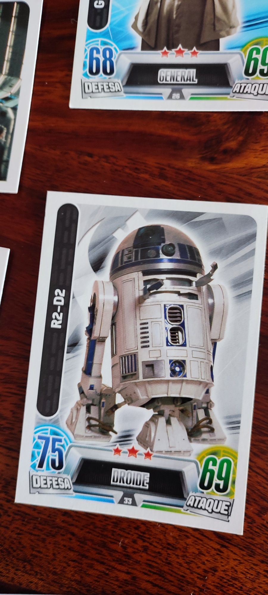 Coleção de cartas StarWars