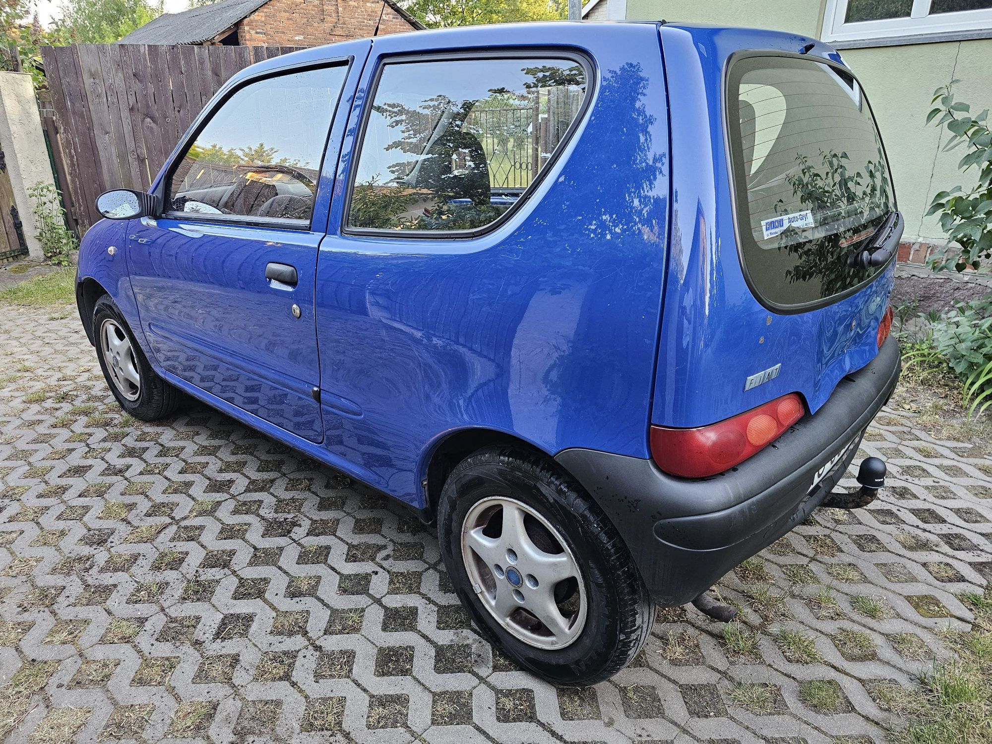 Fiat Seicento 1.1 54KM, alufelgi, hak, doinwestowany, z rąk prywatnych