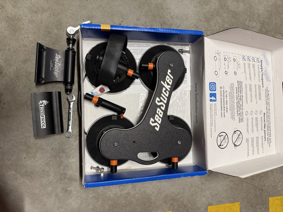 Bagaznik rowerowy na przyssawki SeaSucker Talon/treefrog porsche m4/m3