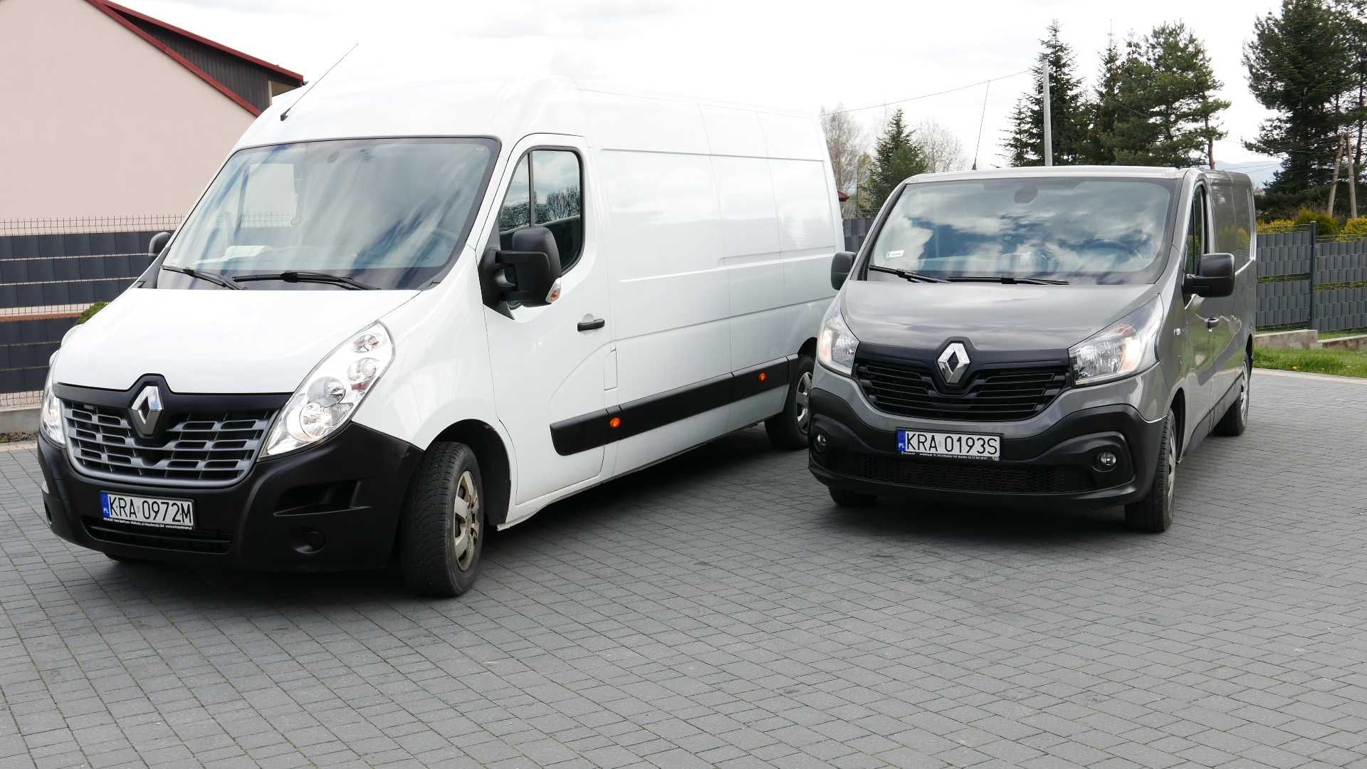 Wynajem aut dostawczych, wypożyczalnia samochodów Master, Trafic