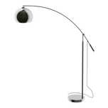 Lampa podłogowa chrom stebrna