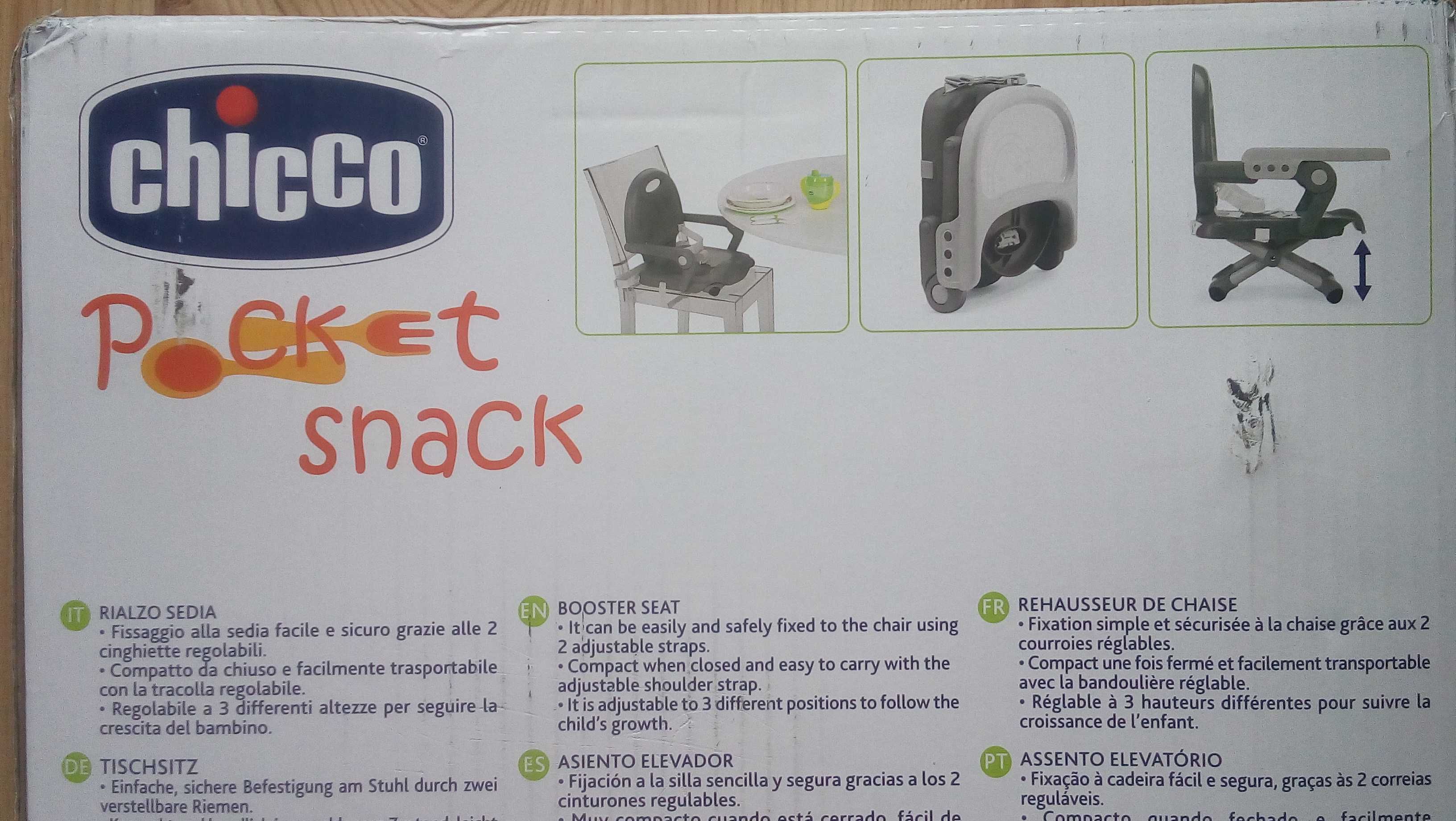 Krzesełko do karmienia przenośne Chicco Pocket Snack