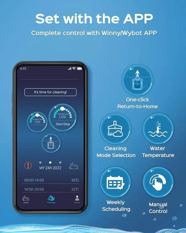 Робот-пилосос для басейну WYBOT WY450