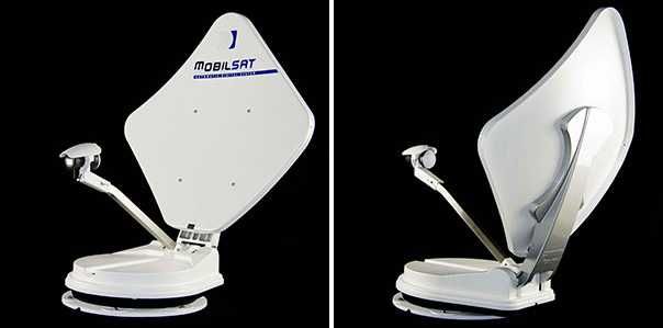 Antena satelitarna MobilSat Mobiltech do kampera