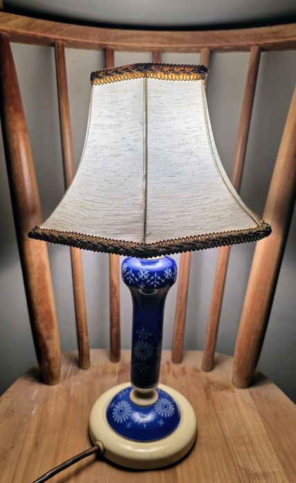 Ceramiczna lampka nocna lata 70-80 te  PRL