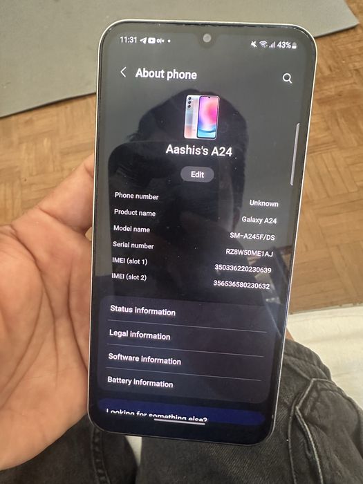 Samsung galaxy a24