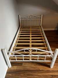 Rama łóżka drewniano metalowa