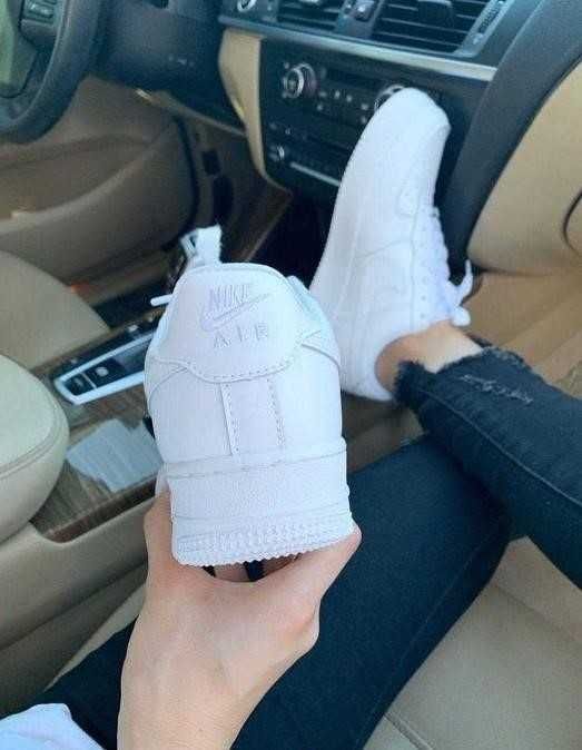 Кроссовки Nike Air Force 1 White Premium 36-46 найк аир форс Хит весны