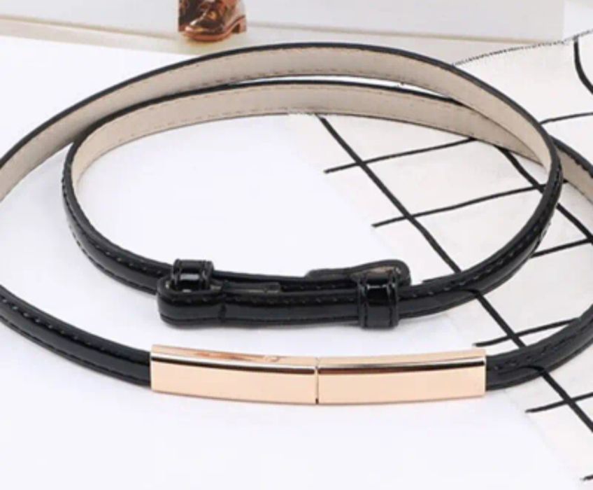 Pasek damski czarny nowy