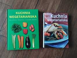 Książki 2 sztuki o kuchni wegetariańskiej