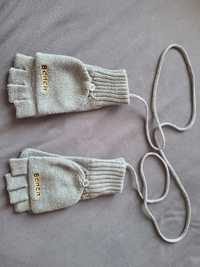 Rękawiczki bez palców Bench, Rękawiczki na sznurku dla osoby dorosłej