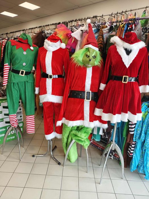 Stroje na święta Mikołaj elf mikołajka grinch Wrocław świąteczne.