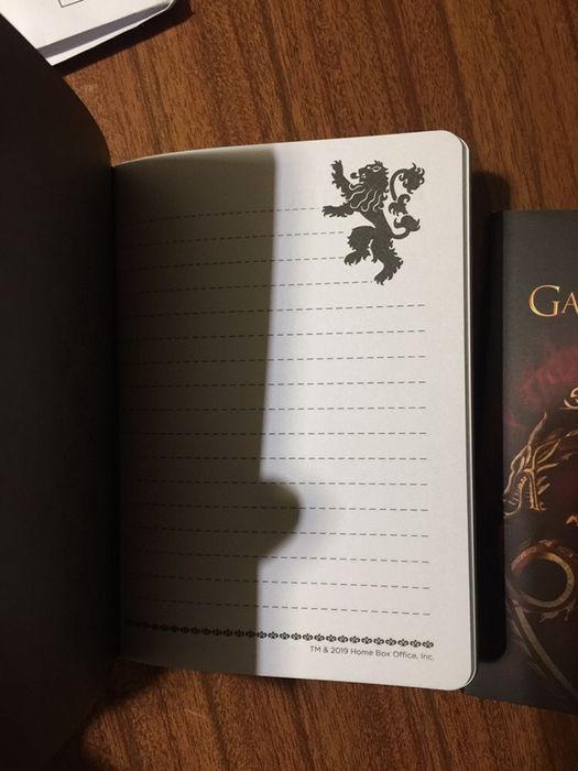 3 Mini notebooks Game of Thrones - blocos