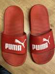 Klapki czerwone Puma 38
