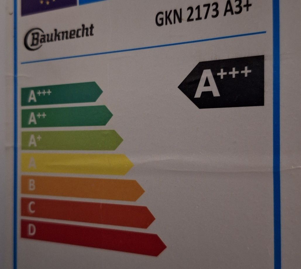 BAUKNECHT GKN 2173 A3+ – Zamrażarka A+++ | 309 L | NoFrost
