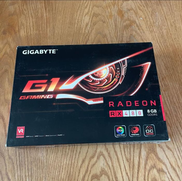 Gigabyte Gaming G1 AMD Radeon RX480 8 gb.
