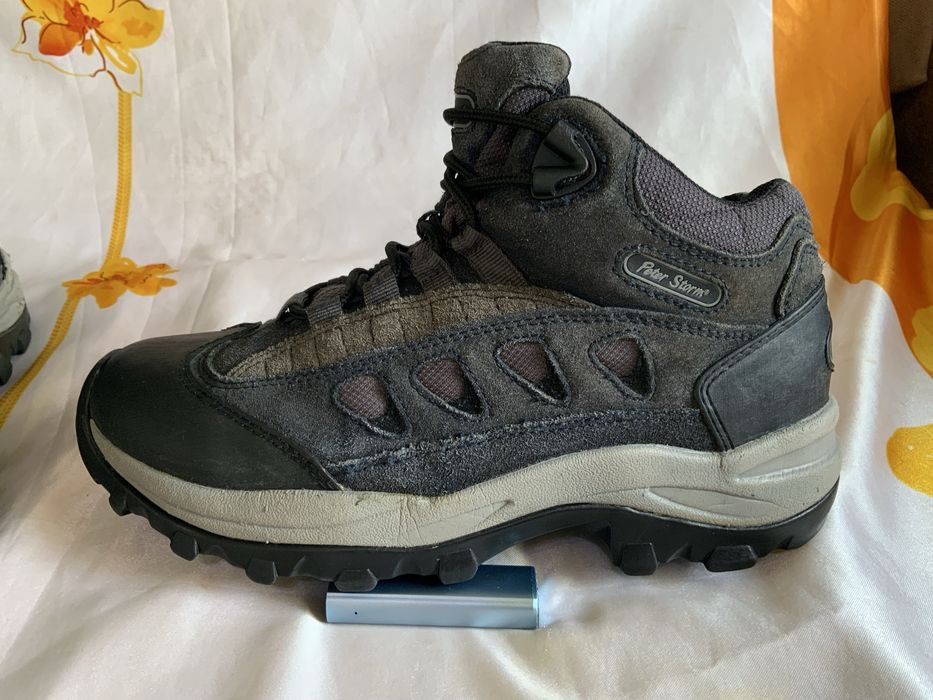 Теплющие фирменные кожаные зимние ботинки Peter Storm. Разм. 42 / 27см