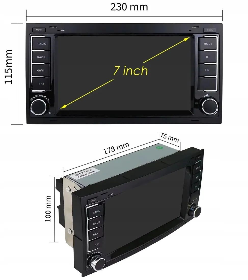 Radio multimedialne vw taureg