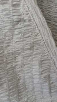 Bluzka biała oversize krepa Zara Trafaluc S/M/L/XL