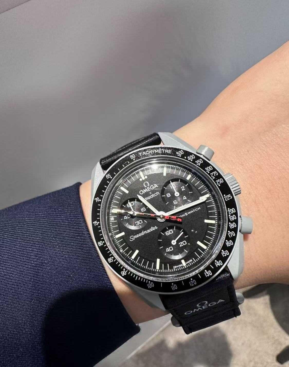 Omega Swatch Series Black dial 42mm